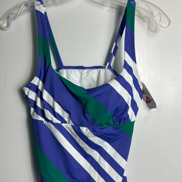 NWT Lands’ End Women's Square Neck Underwire Tankini Swimsuit Top Size 4 - Picture 3 of 11